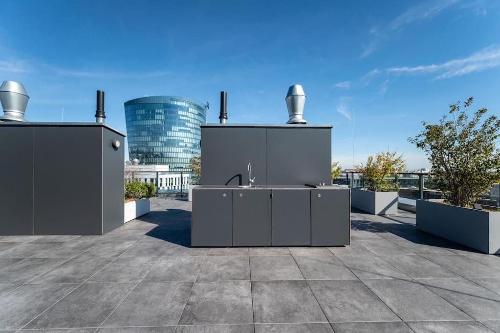 Smart Studio With Terrace By Hm Bécs Kültér fotó